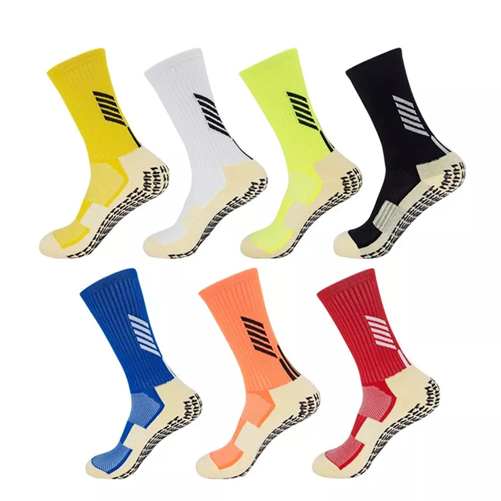 Custom Wholesale Cheap Men Sport Cotton Crew Grip Anti-Slip Compression Funny Fashion Printed Jacquard Knitted Ankle Basketball Long Football Cycling Socks
