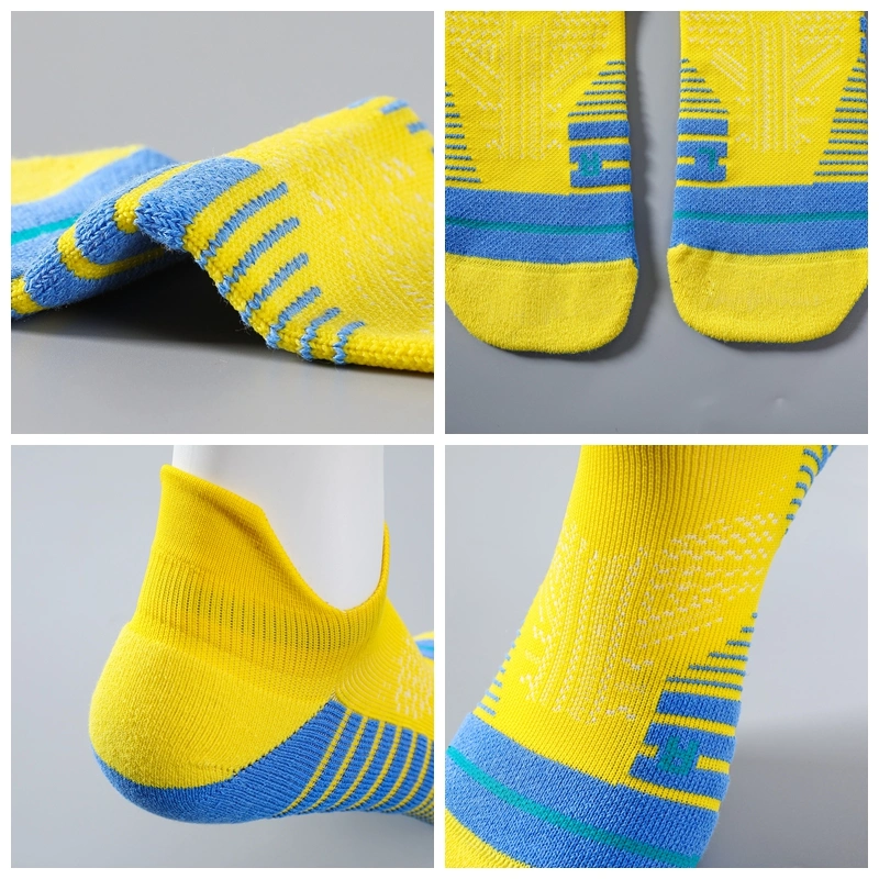 Comfortable Breathable Anti-Bacterial Cheapest Custom Made Men Football Cycling Short Ankle Socks