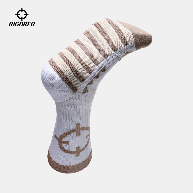 Wholesale Custom High Quality Cotton Printed Logo Crew Jacquard Men&prime;s Sock Fashion Women Unisex Basketball Socks