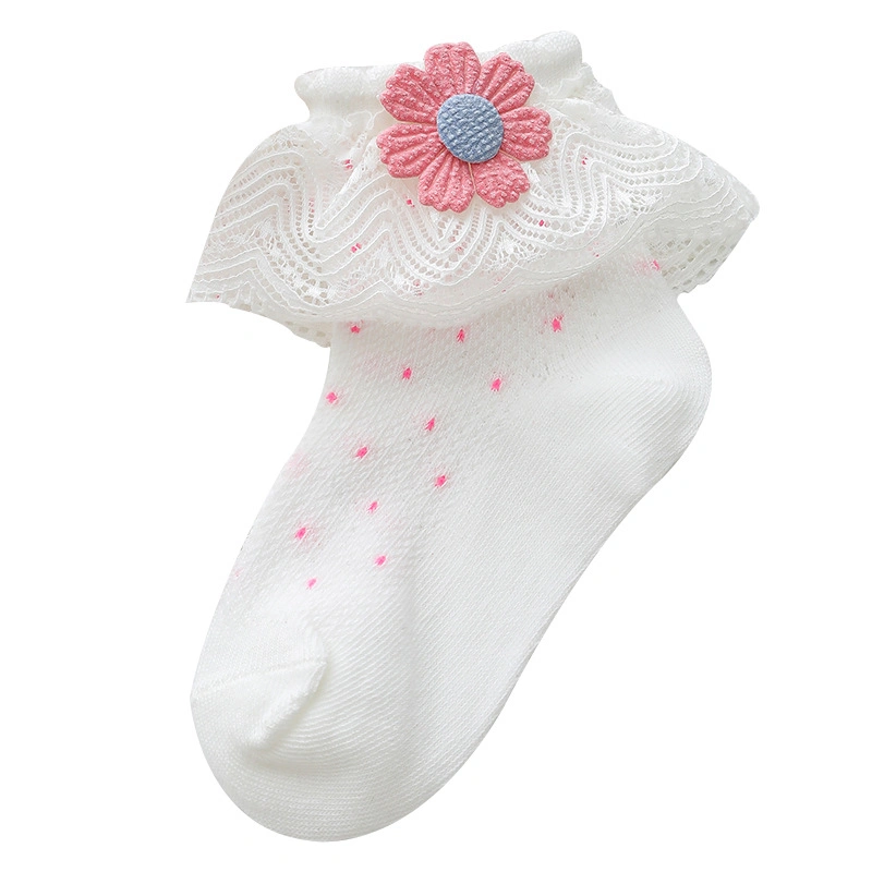 Summer Wholesale 100% Cotton Mesh Breathable High Quality Soft Child Baby Kids Socks