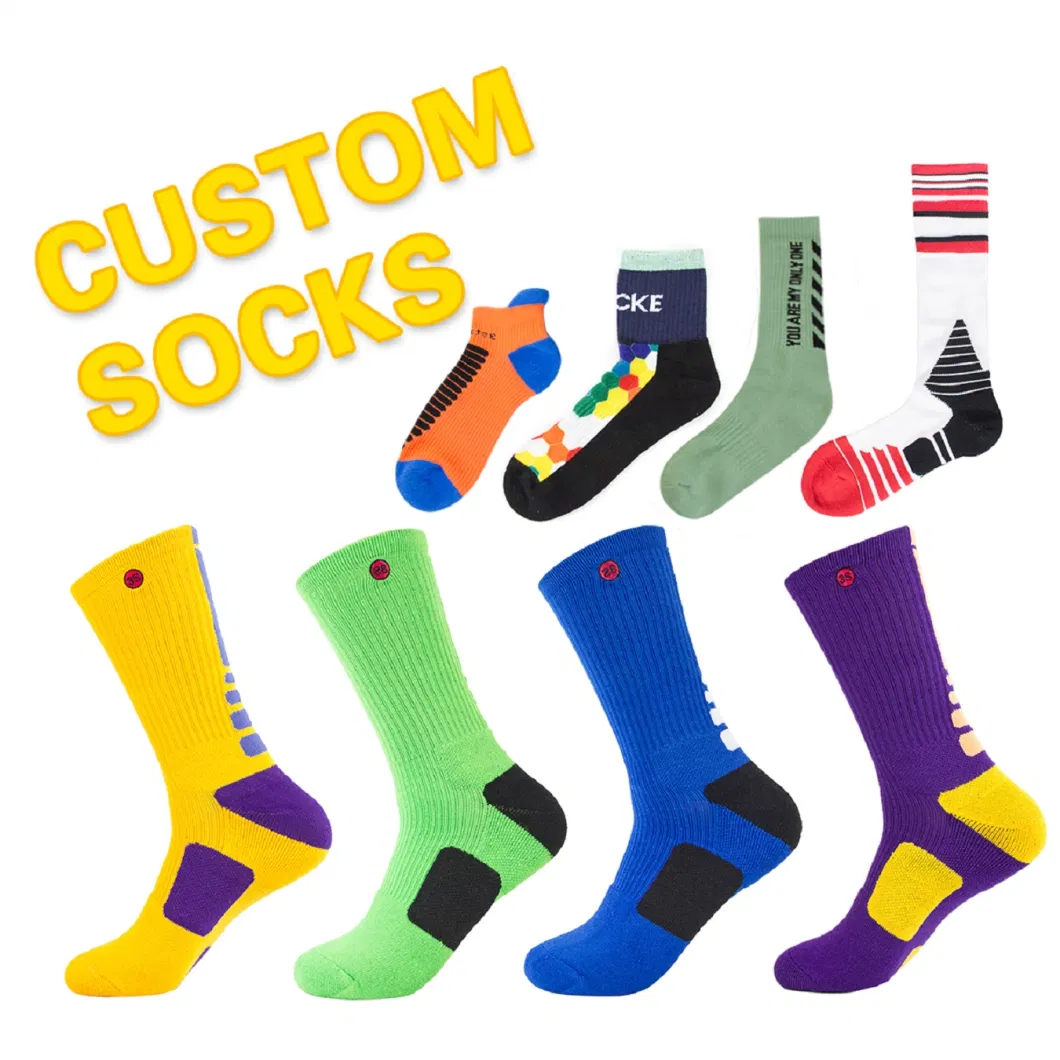 Wholesale Customized OEM Unisex Factory Supplier Price Men Women Cotton Socks