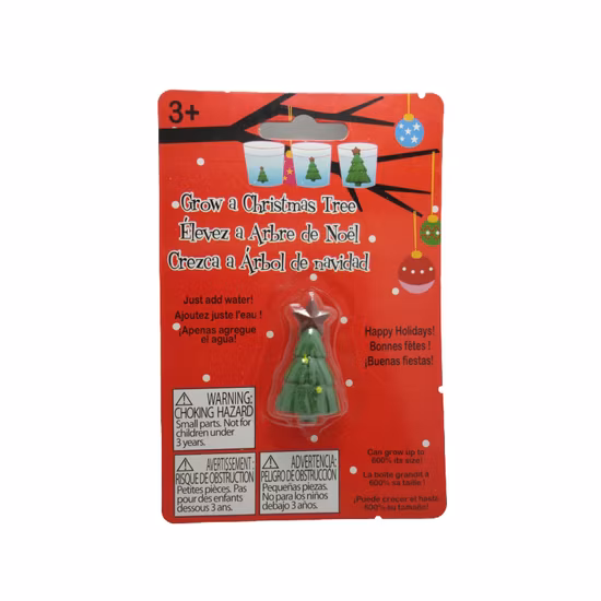 Magic Growing Christmas Tree Expandable Snowman Water Toy for Kids